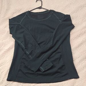 Zella Dark Emerald Green Long Sleeve Tee